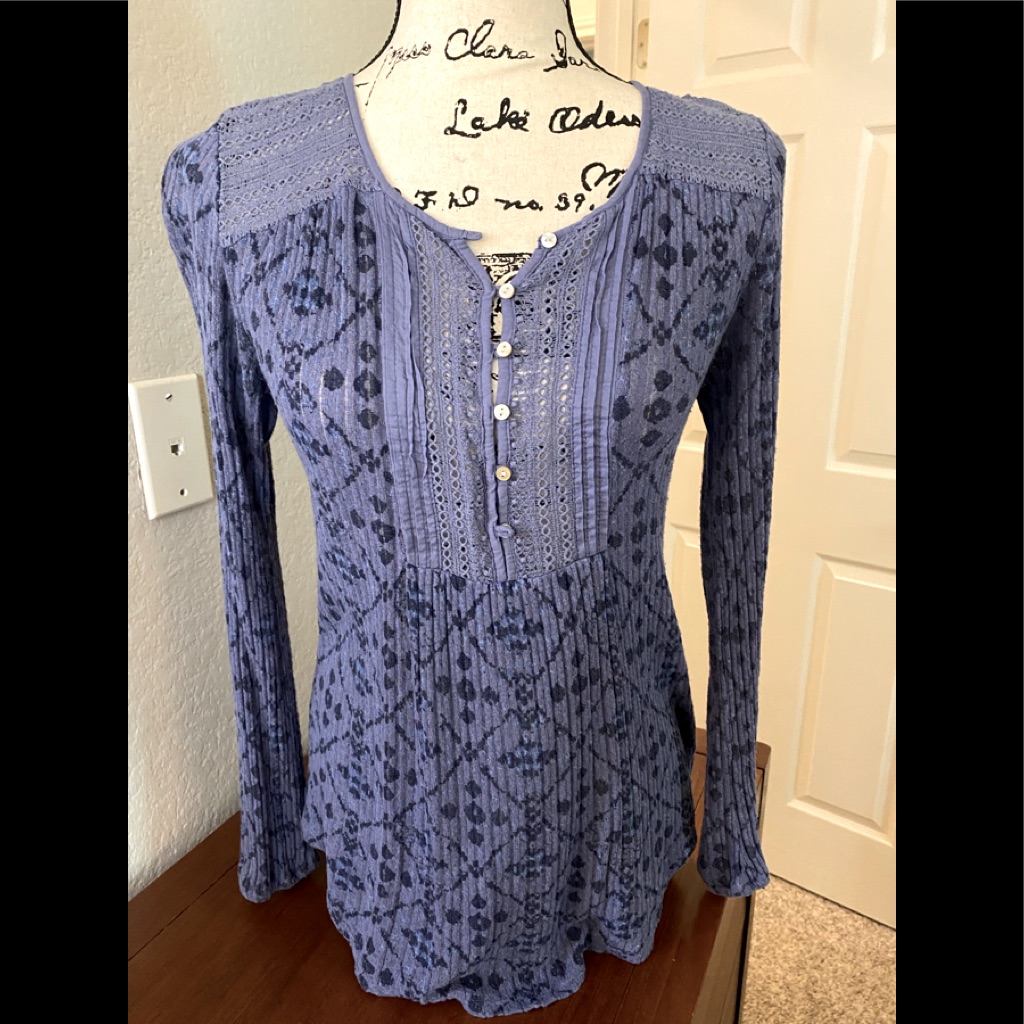 Lucky Brand Diamond Patterned Sweater